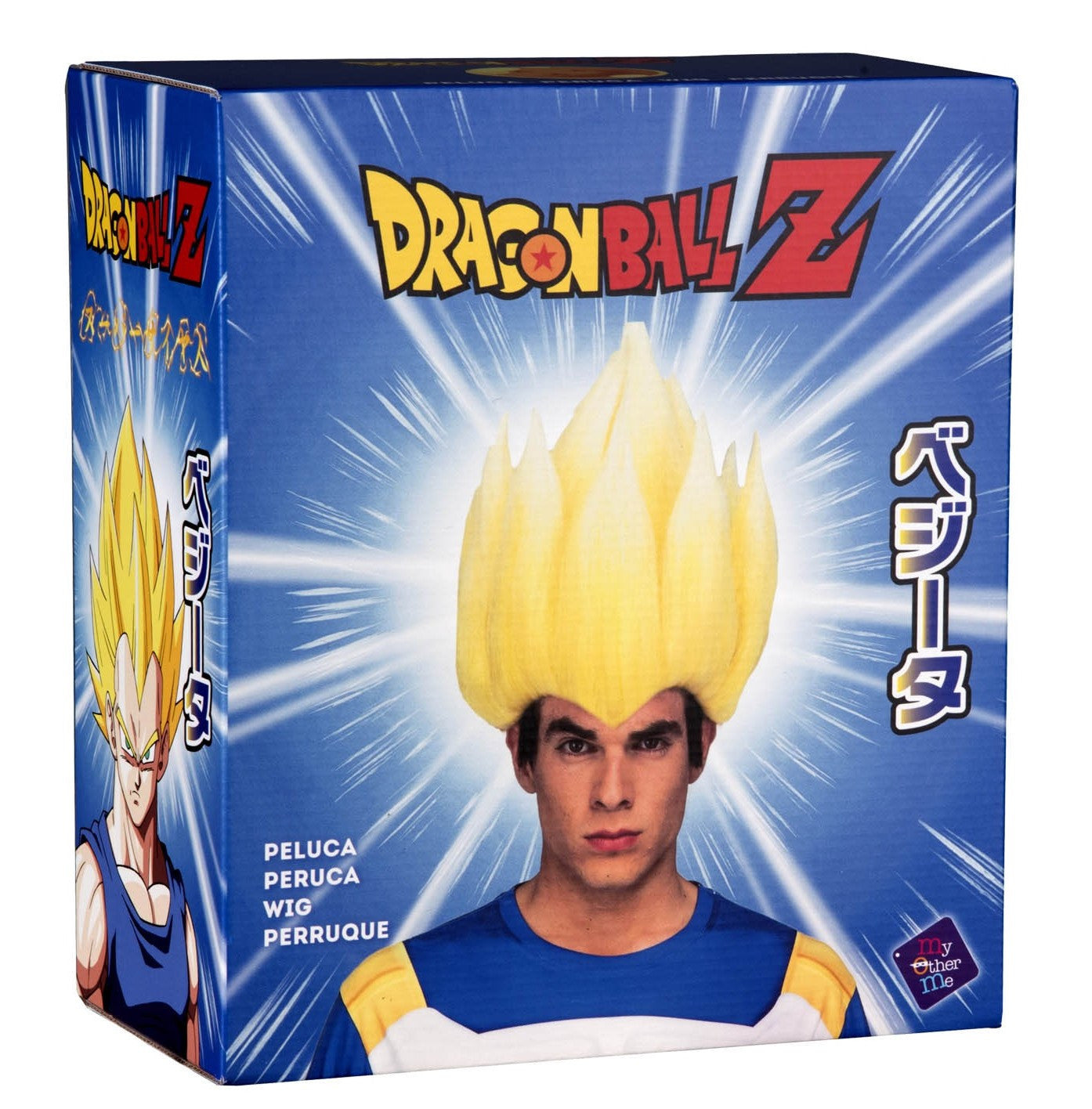 Peluca de Vegeta Saiyan Dragon Ball para Adulto Dragon Ball Viving