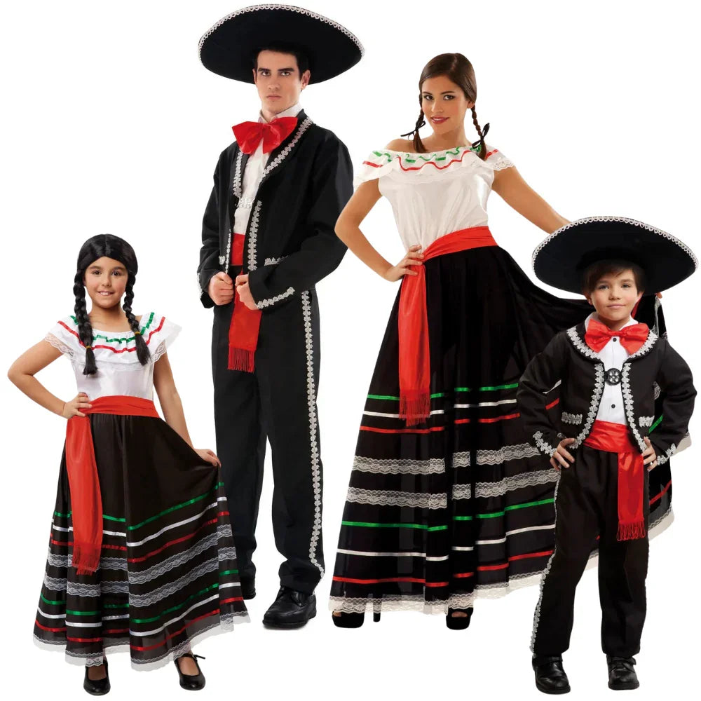 Disfraces para Grupo de Mexicano y Mexicana Mexicanos Disfraces Simon