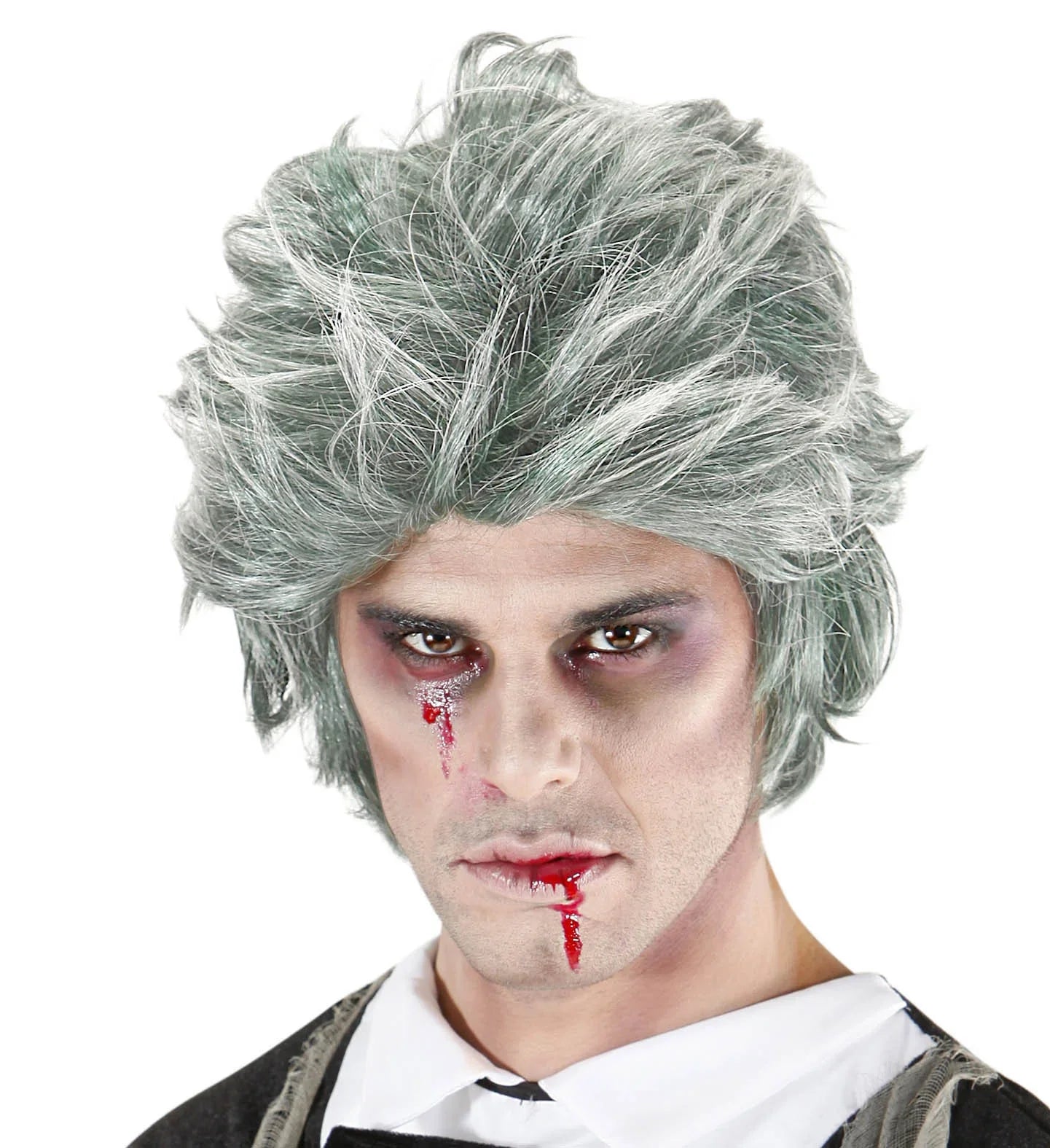Peluca Canosa de Zombi Corta COMPLEMENTOS Widmann