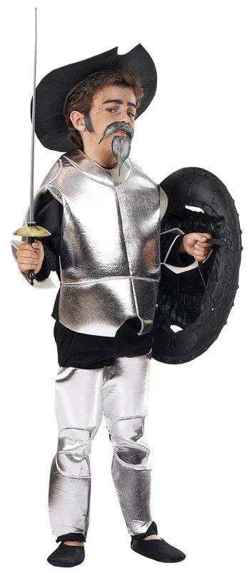 Disfraz de Don Quijote de la Mancha para Niño Medieval Infantiles El Rey del Carnaval