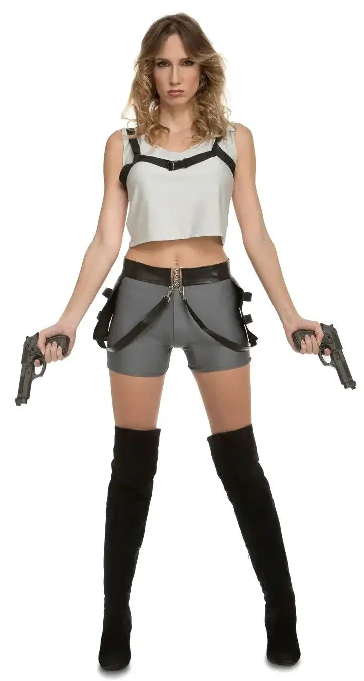 Disfraz de Lara Croft Tomb Raider para Mujer Cine y TV Viving