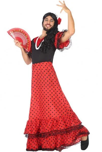 Disfraz de Hombre Flamenca Sevillanas Atosa