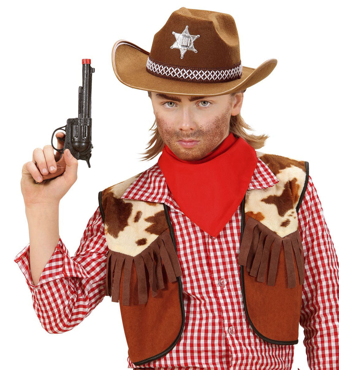 Sombrero Infantil marron Sheriff COMPLEMENTOS Widmann