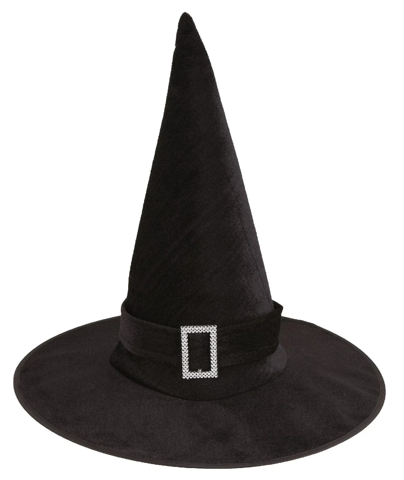 Sombrero de Bruja Negro de Terciopelo Brujas Fycar Complementos