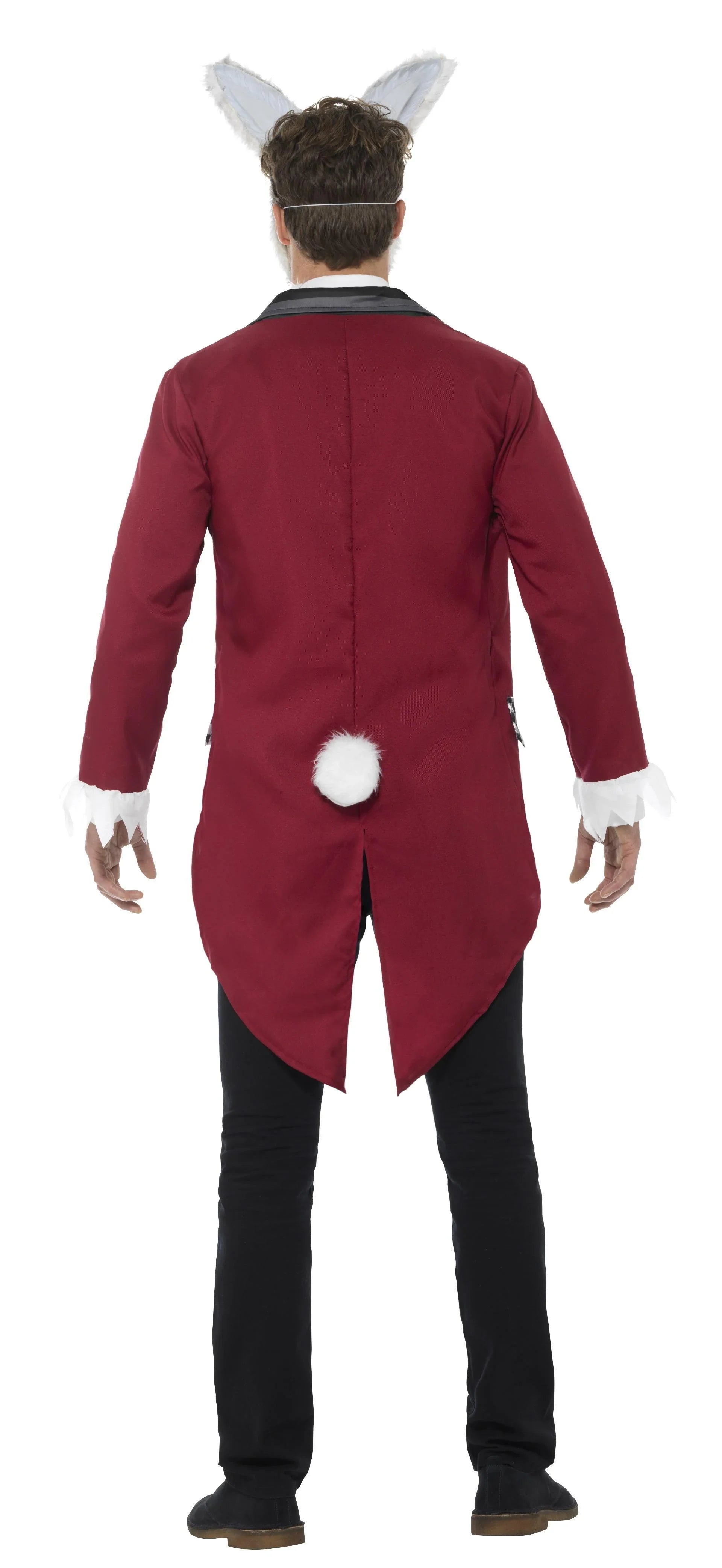 Disfraz de Conejo de Alicia Monstruoso para Hombre Alicia en el País de las Maravillas Smiffys