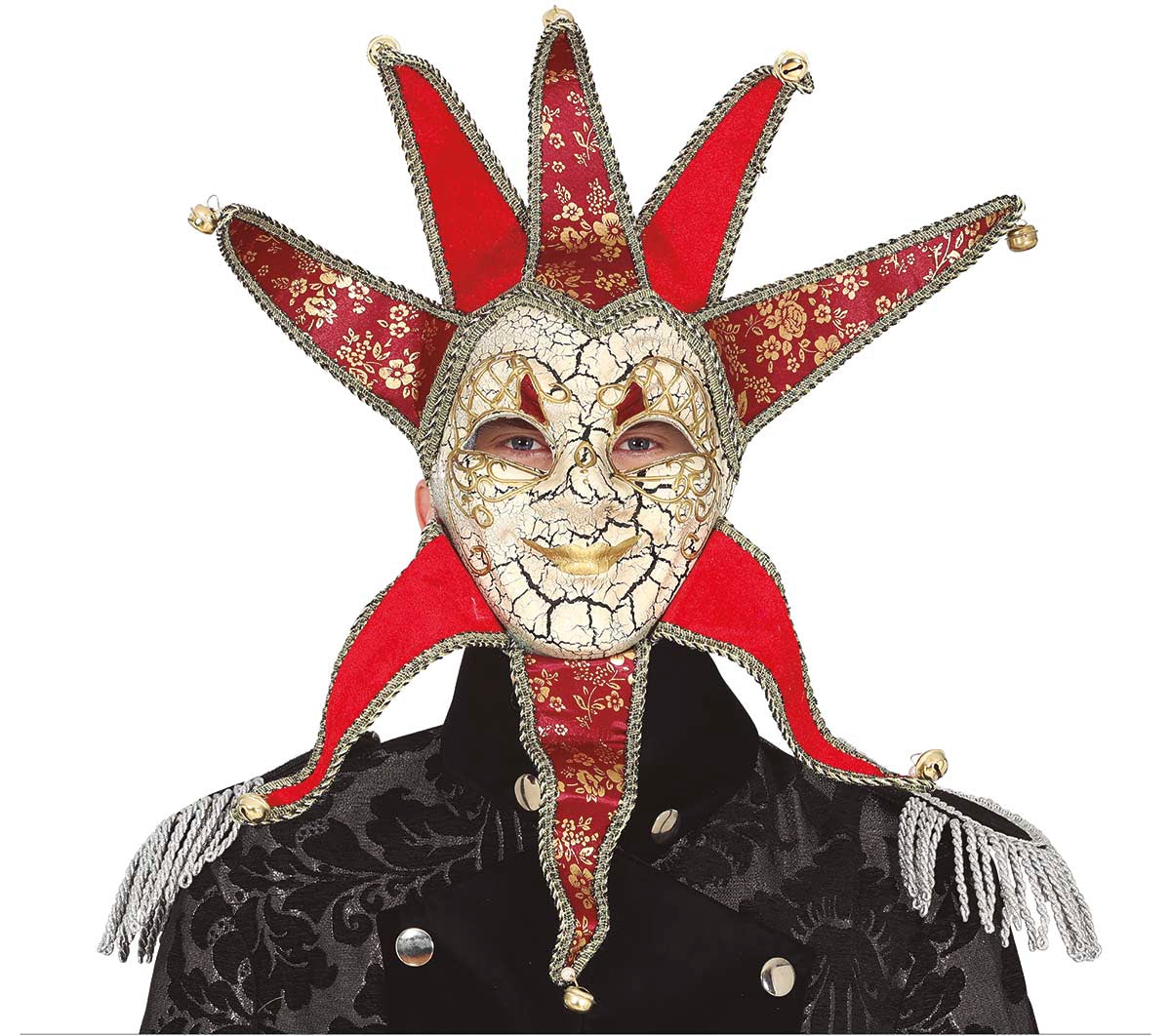 Máscara Veneciana Roja