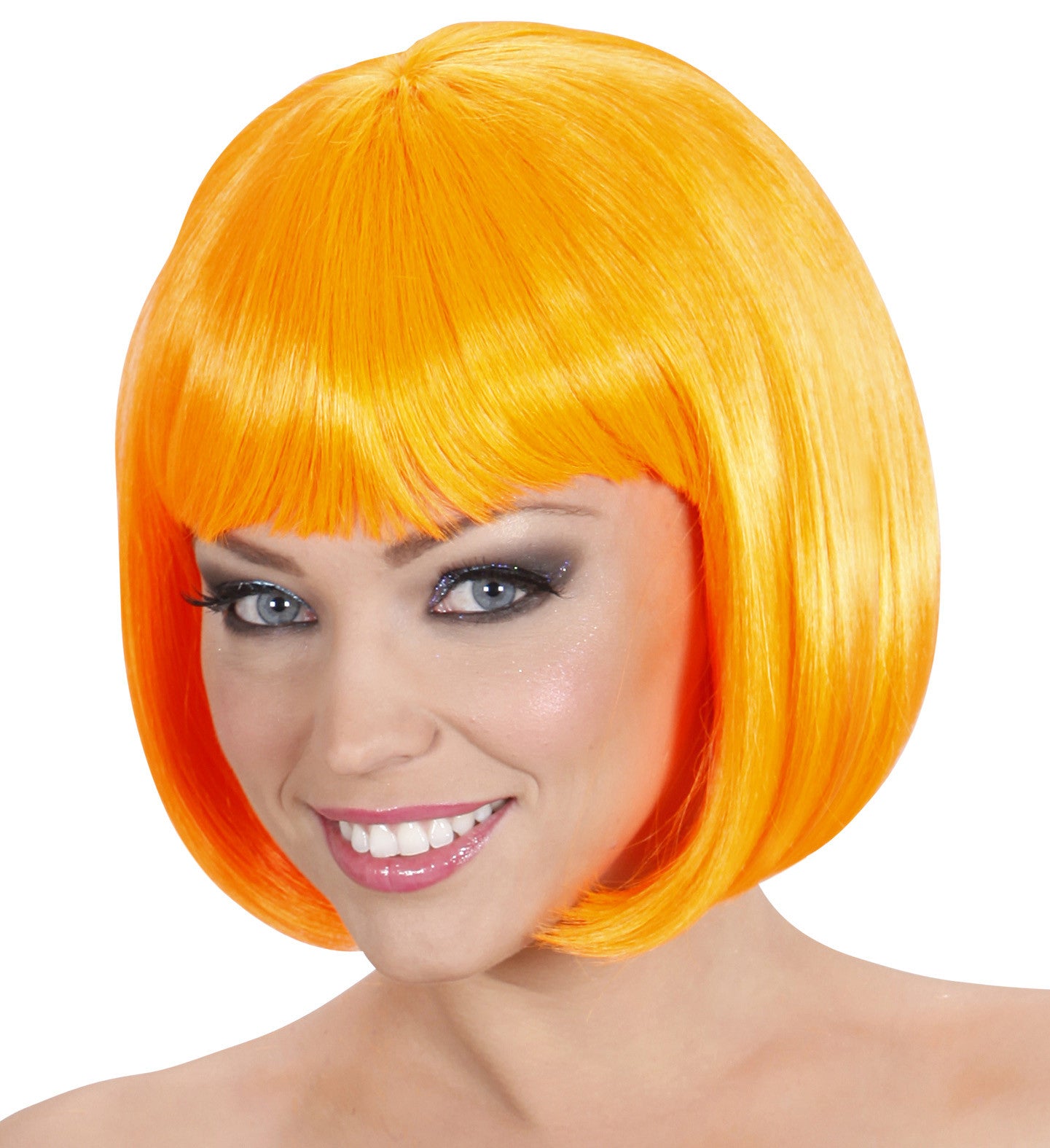 Peluca Naranja Corta Lisa COMPLEMENTOS Widmann
