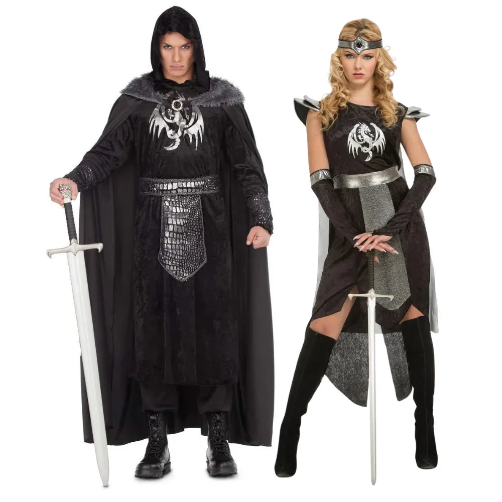Disfraces en Pareja de Guerreros Dragón Medievales Medievales Disfraces Simon