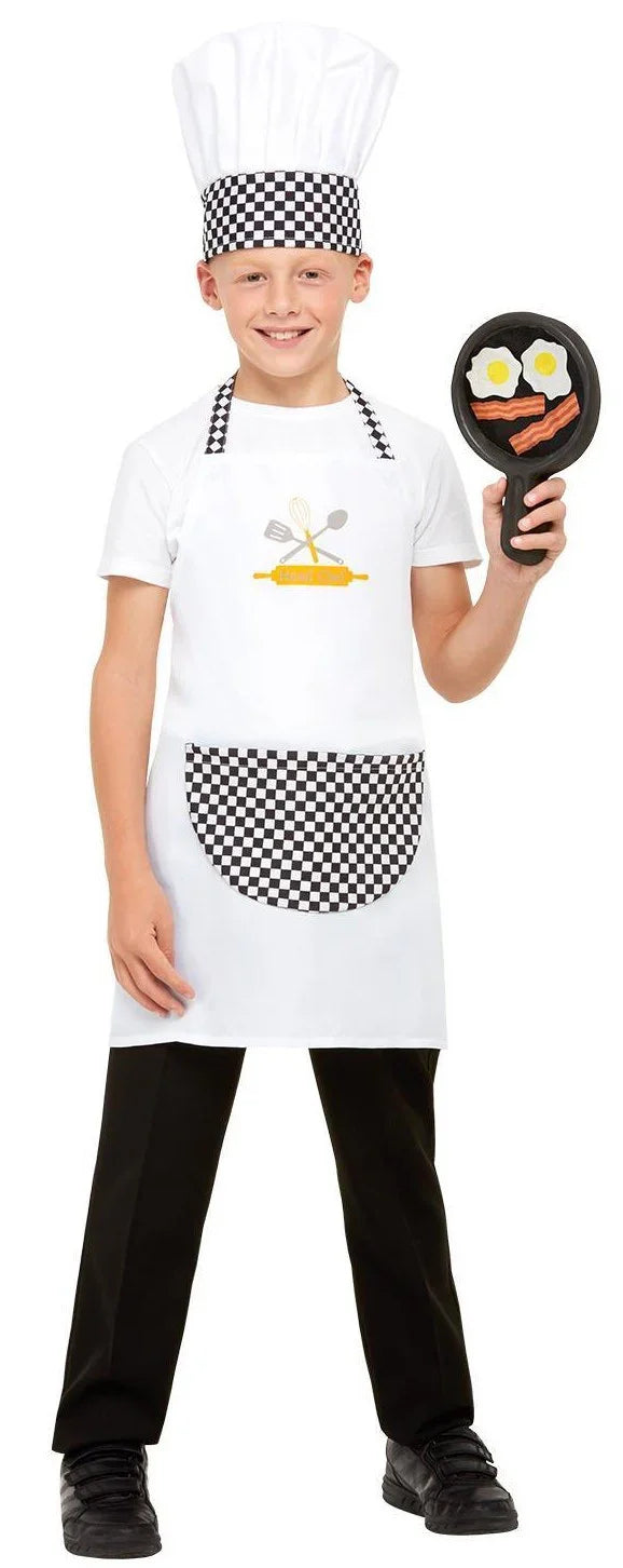 Disfraz de Cocinero con Sartén Infantil Cocineros Smiffys
