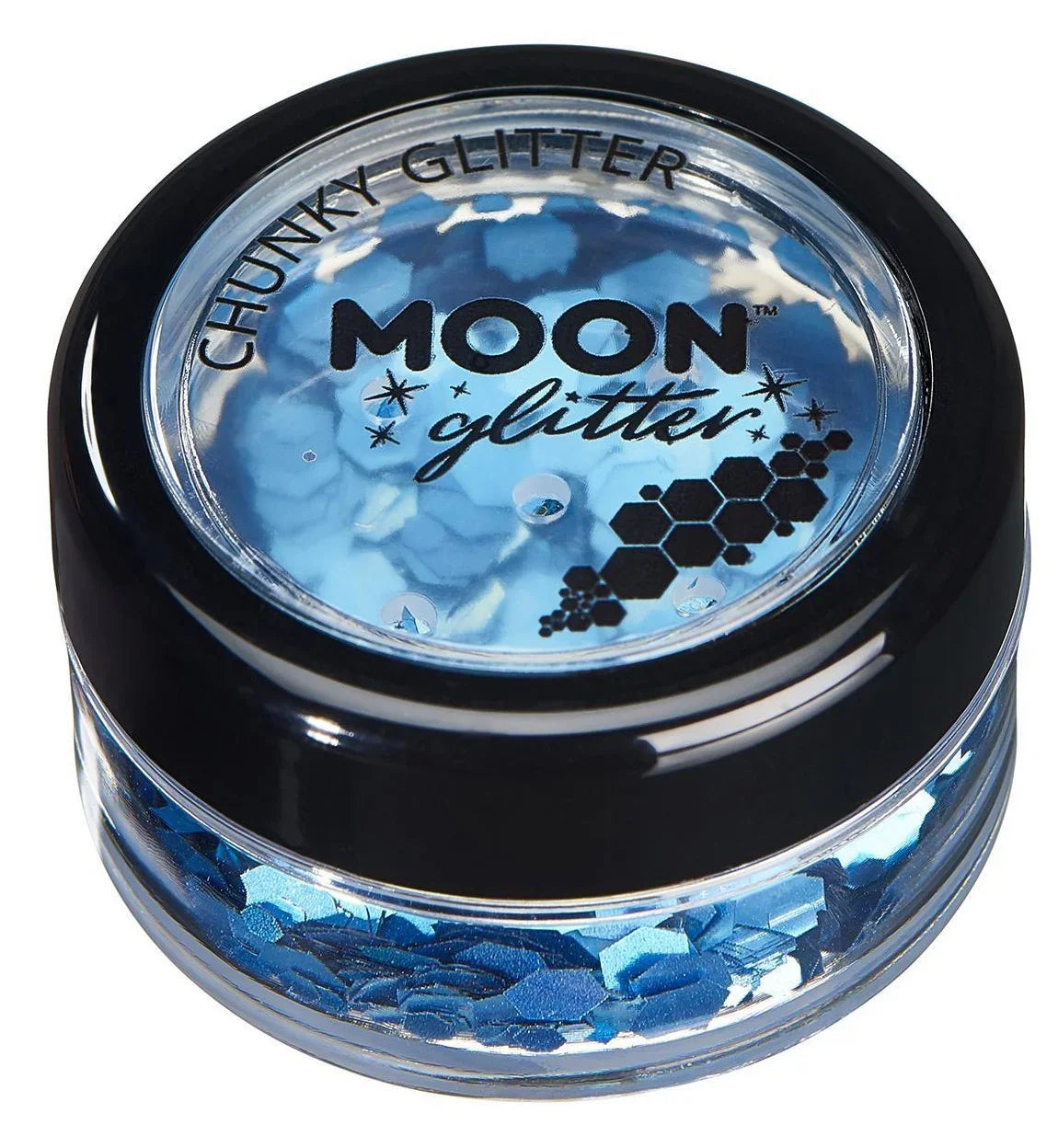 Purpurina Holográfica Gruesa en Varios Colores Purpurina y Escarcha Smiffys Azul