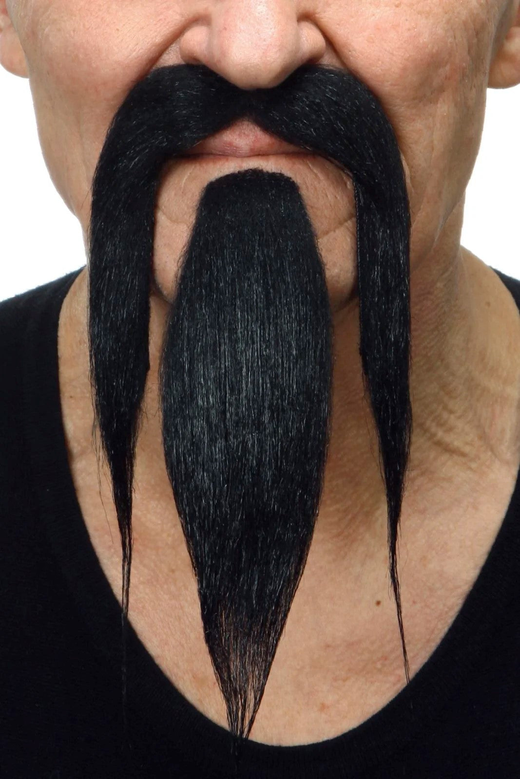 Bigote Moreno con Perilla de Chino Chinos Viving