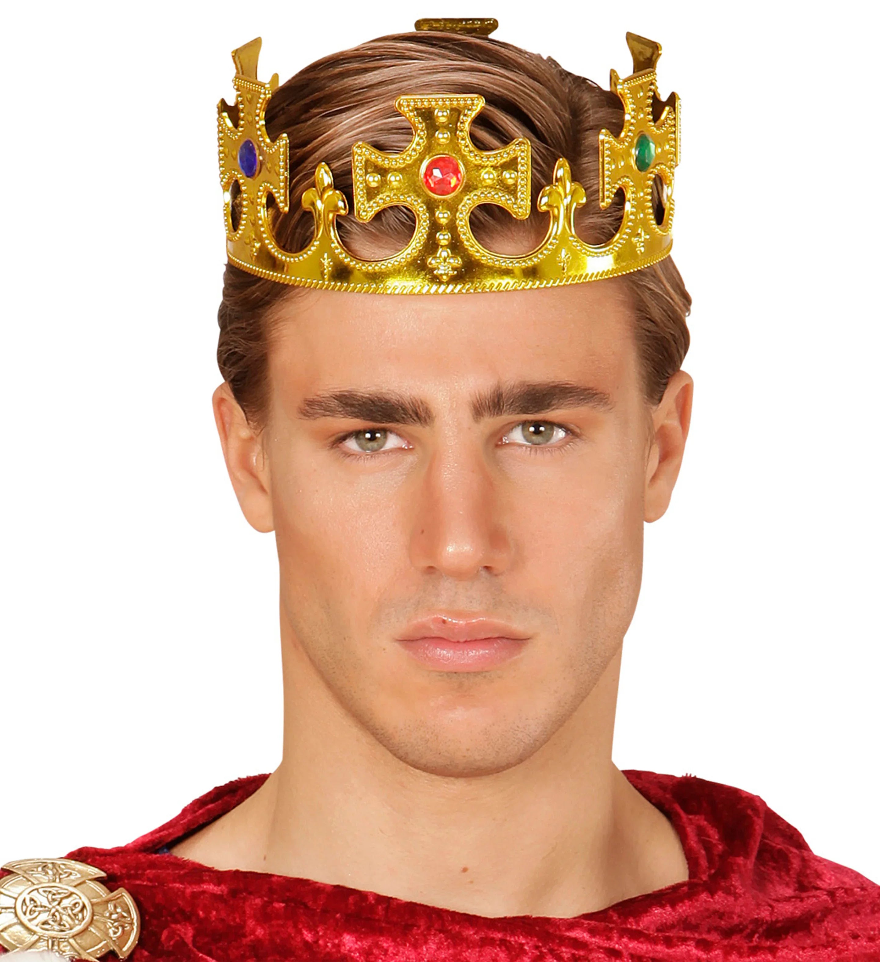 Corona Dorada de Rey con Pedrería Coronas y Tiaras Widmann