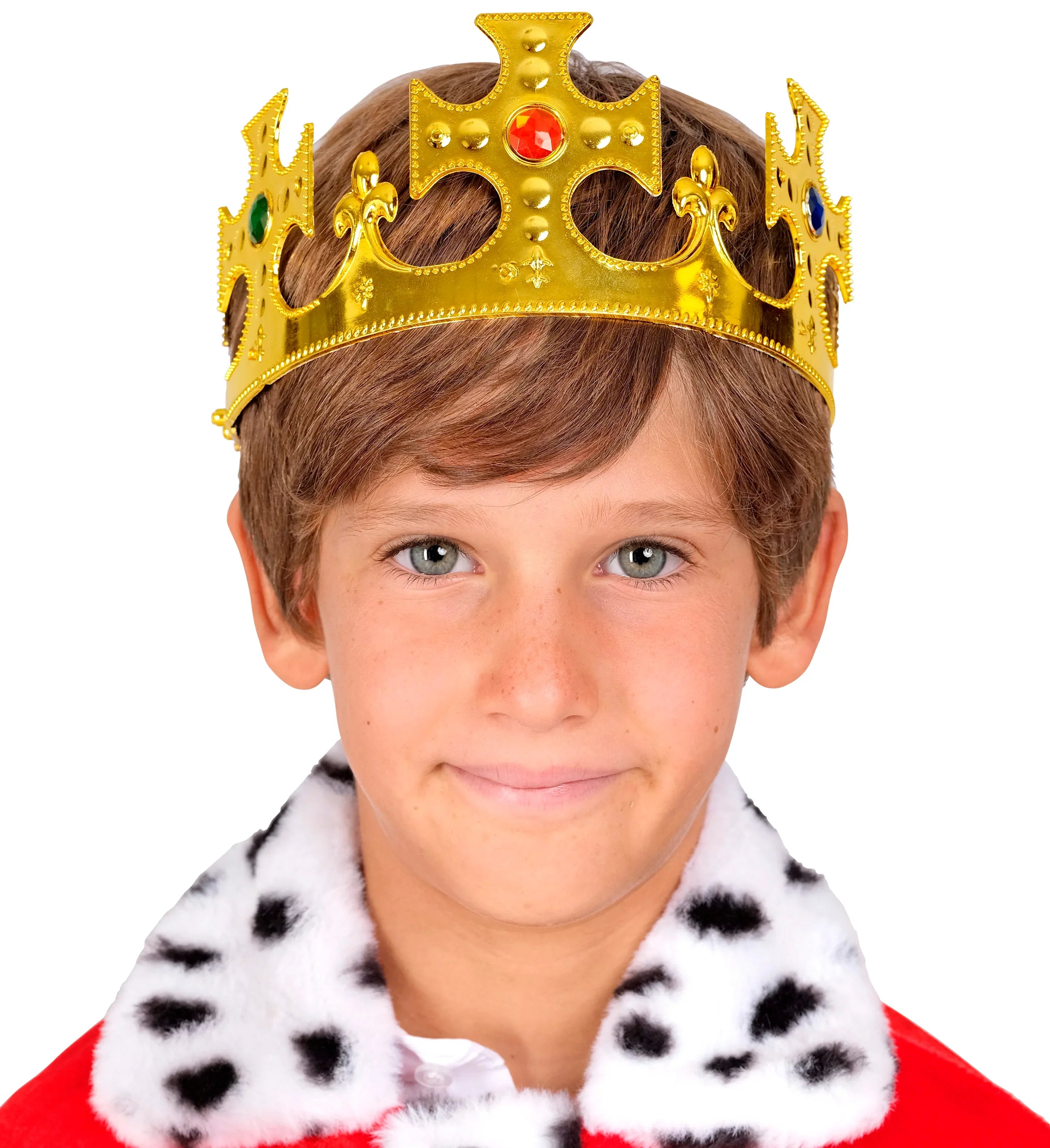 Corona Dorada de Rey con Pedrería Coronas y Tiaras Widmann