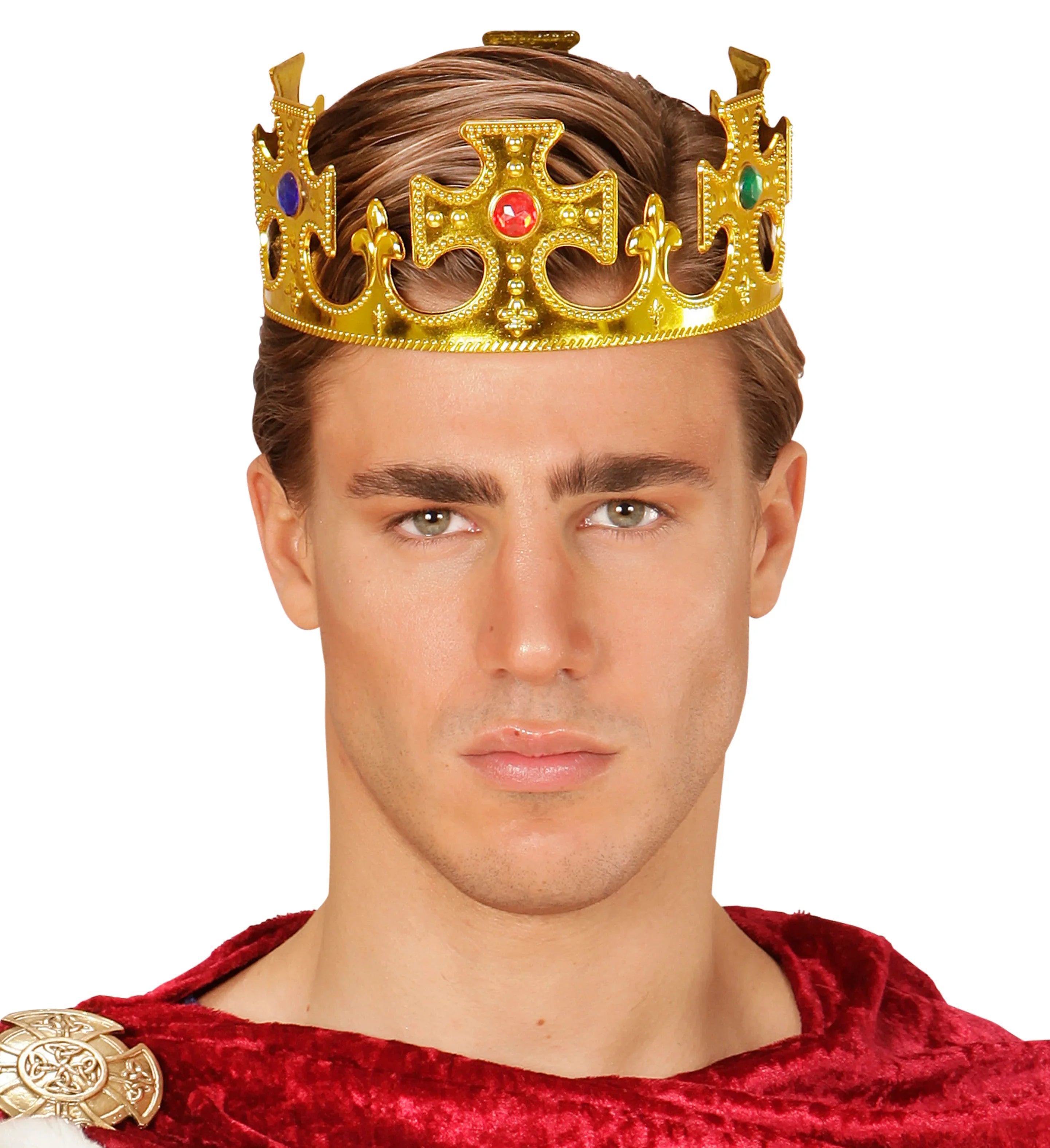 Corona Dorada de Rey con Pedrería Coronas y Tiaras Widmann