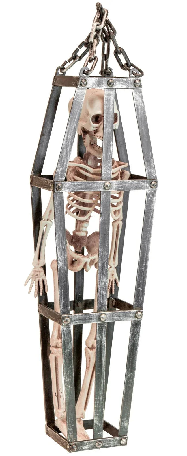 Jaula con Esqueleto para Decoración de Halloween Esqueletos Widmann