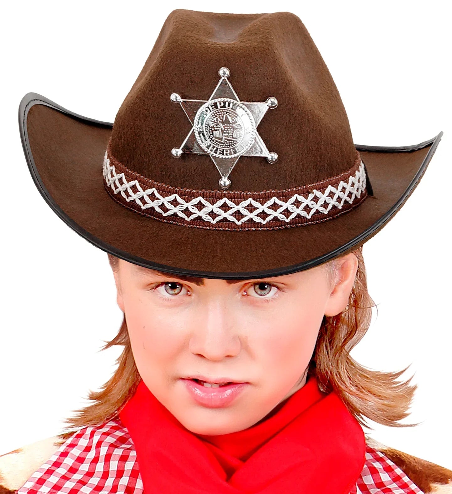 Sombrero Infantil marron Sheriff COMPLEMENTOS Widmann