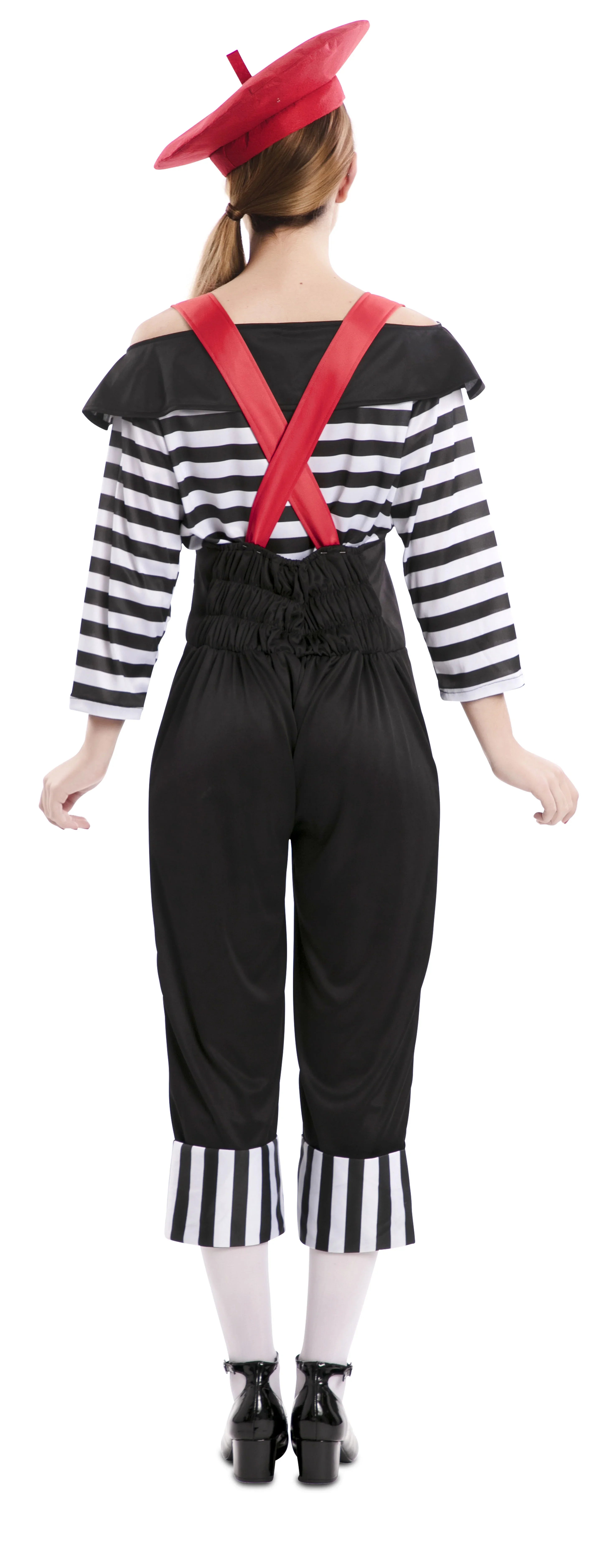 Disfraz de Mimo Divertido para Mujer Mimo EuroCarnavales