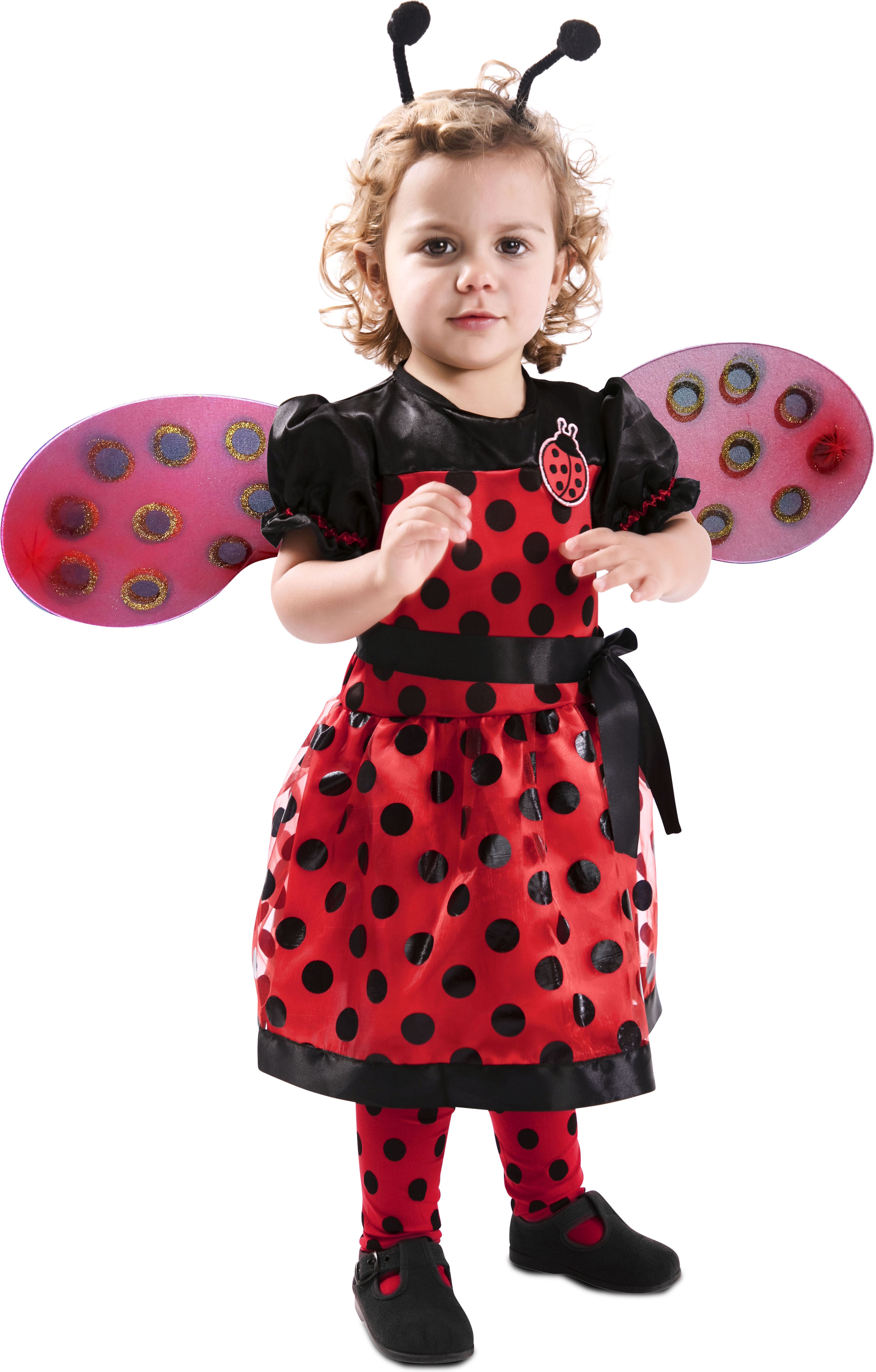 Disfraz de Mariquita Divertida para Niña Mariquita EuroCarnavales De 1 a 2 años