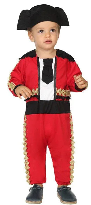 Disfraz de Torero Rojo para Bebé Toreros Atosa