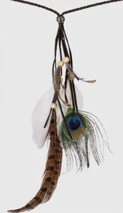 Cinta de India con Plumas para la Cabeza Complementos Indios Atosa