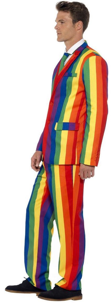 Traje de Rayas Multicolor para Hombre Trajes Originales Smiffys