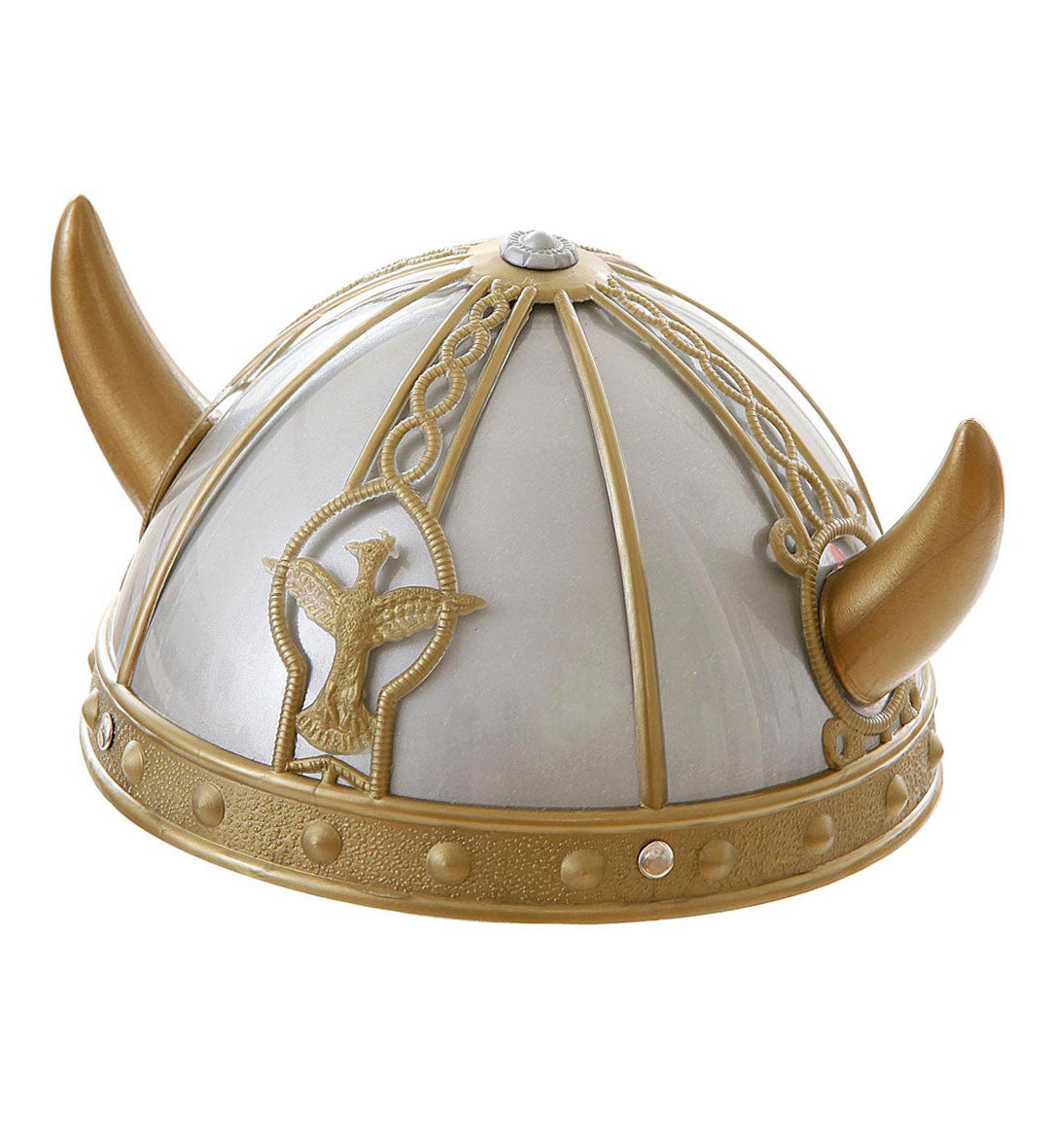 Casco de Vikingo con Cuernos Pequeños Complementos Vikingos Widmann
