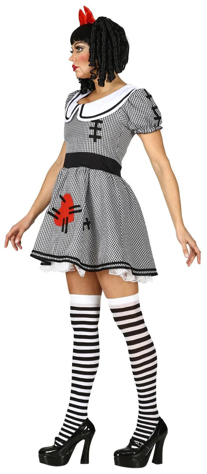 Disfraz de Muñeca de Trapo Siniestra para Mujer Hechiceros y Muñecas Vudú Widmann