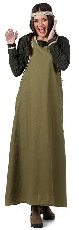 Disfraz de Doncella Medieval Premium para Mujer Princesas y Damas Medievales Limit Sport