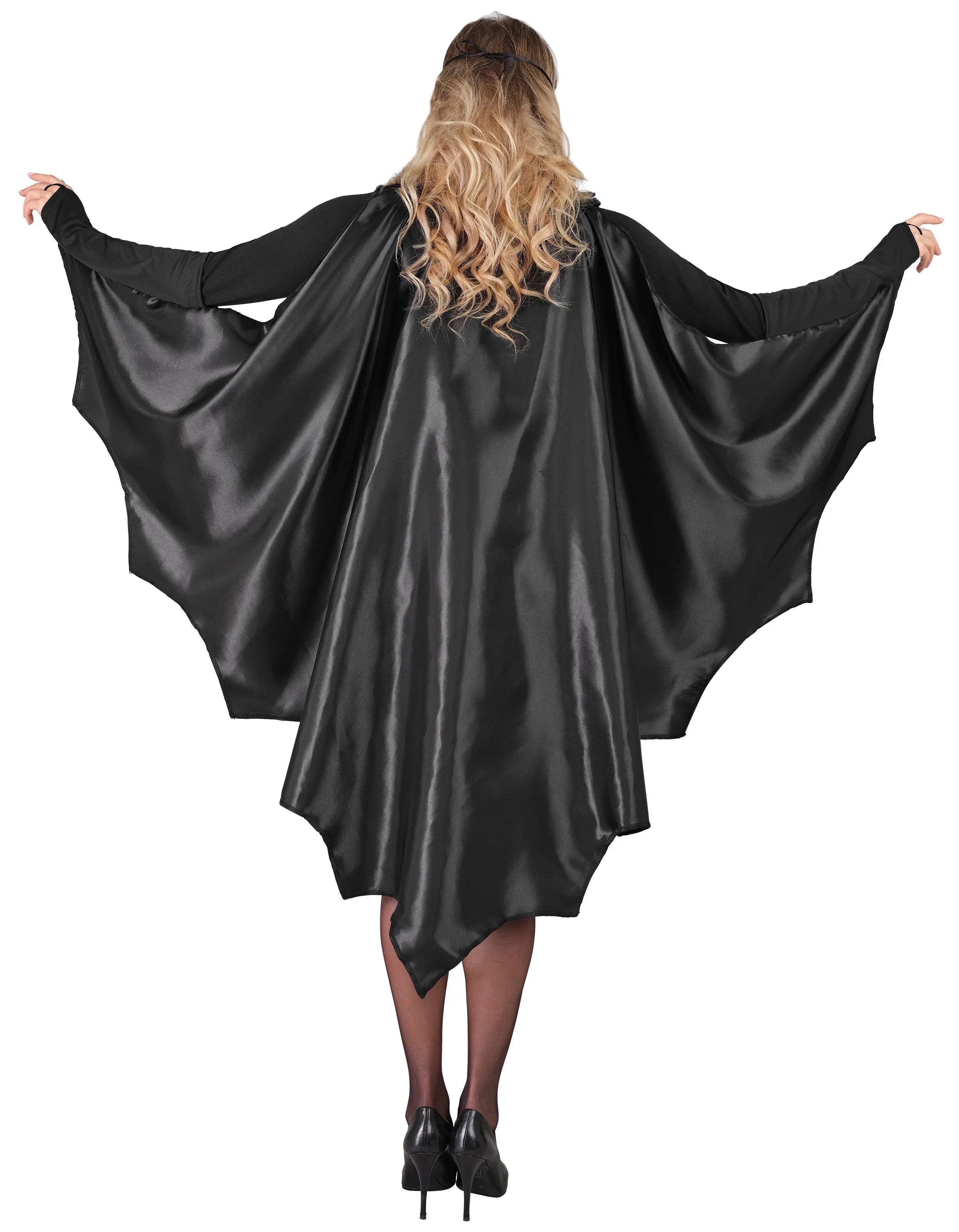 Capa Negra de Alas de Murciélago Vampiro para Adulto Capas Widmann
