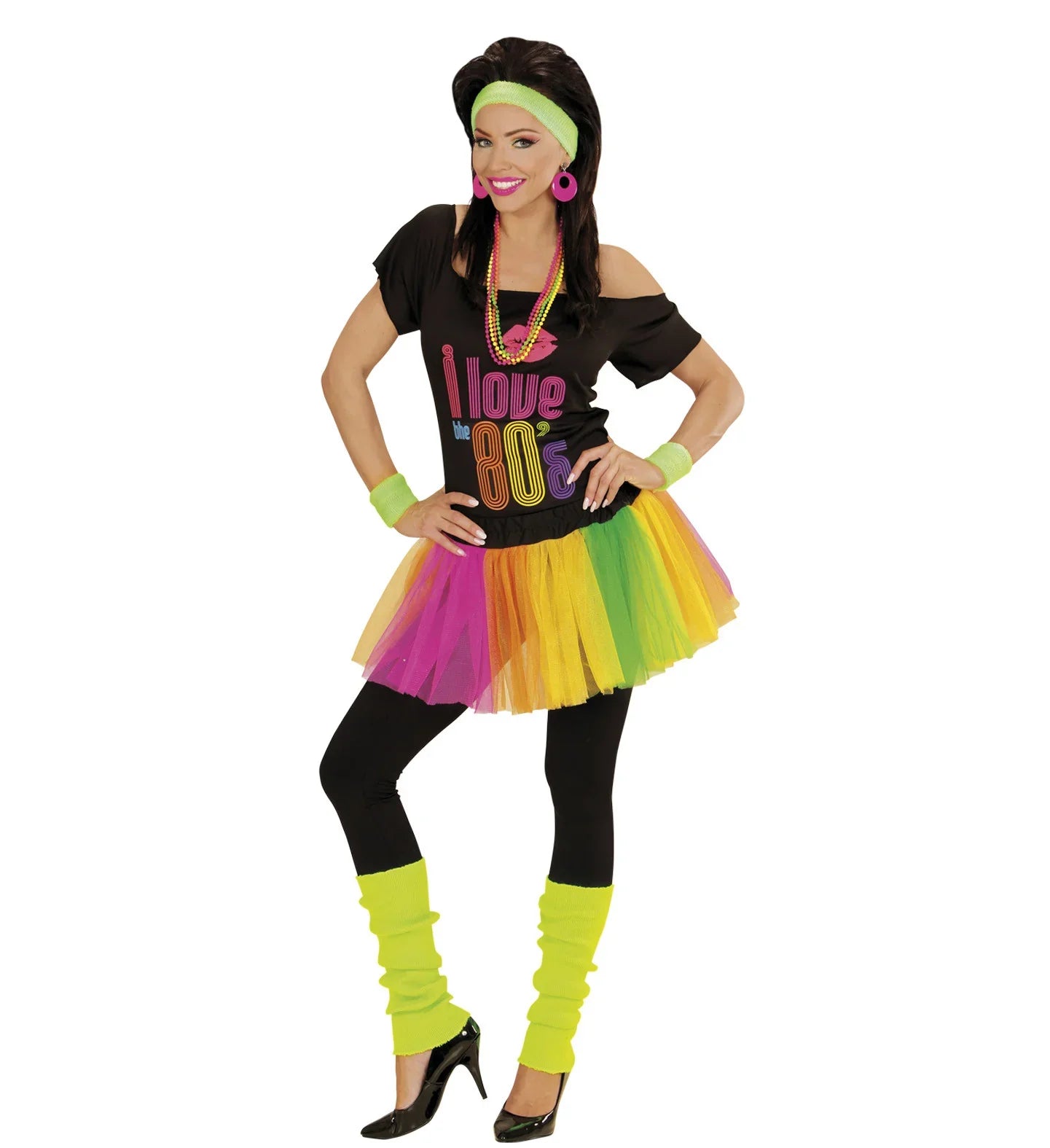 Calentadores Neón Años 80 en Colores Años 80 Widmann