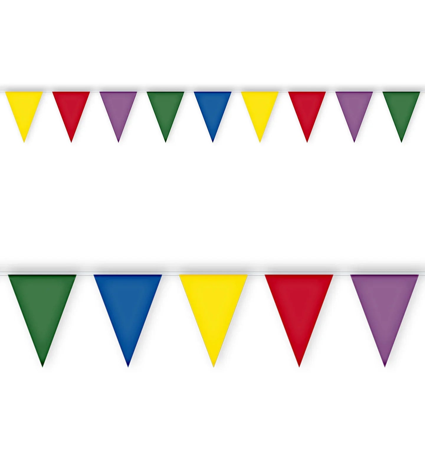 Guirnalda con Banderines de Colores para Exterior Decoración Widmann