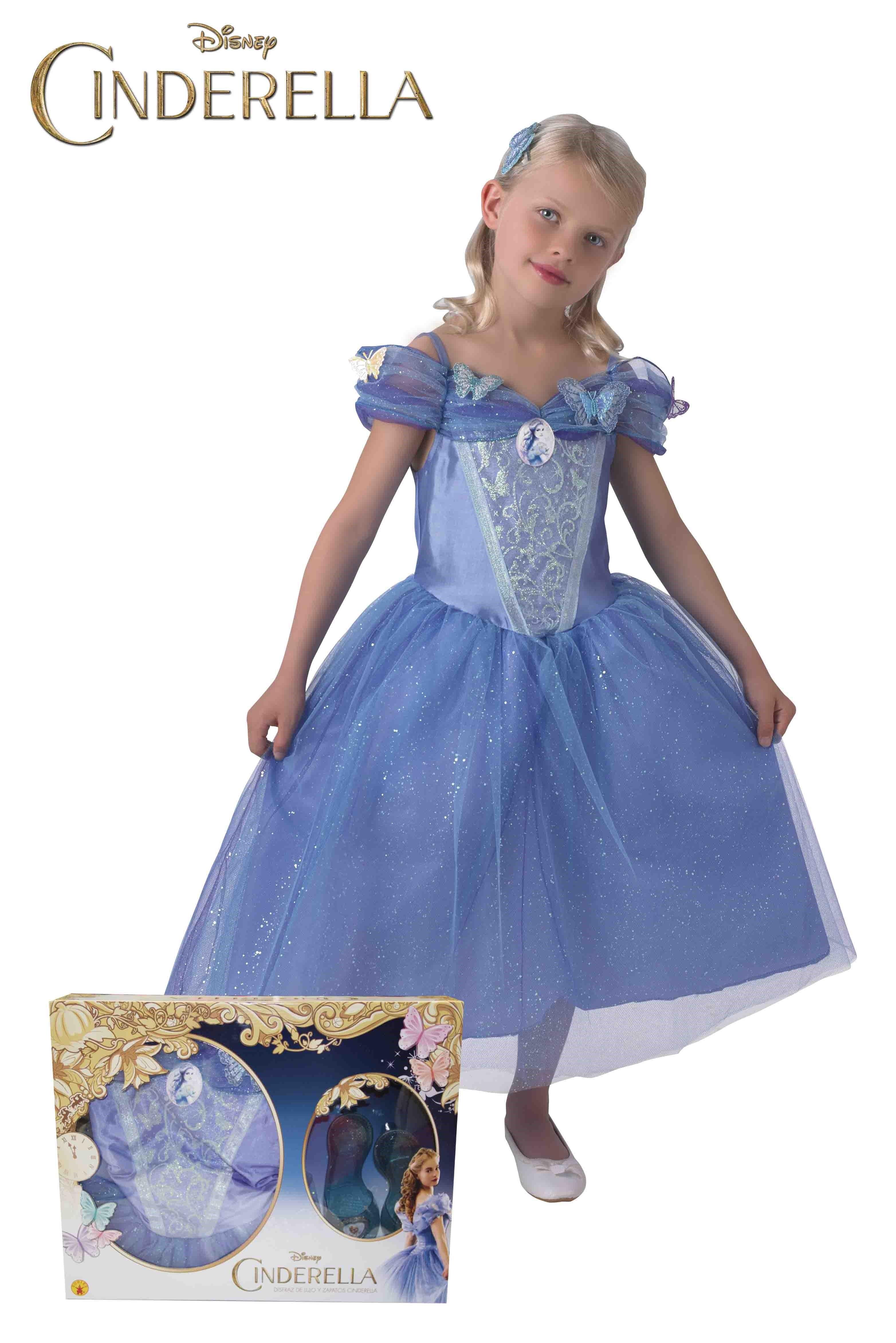 Disfraz de Cenicienta de Disney para Niña en Caja Cenicienta Rubies