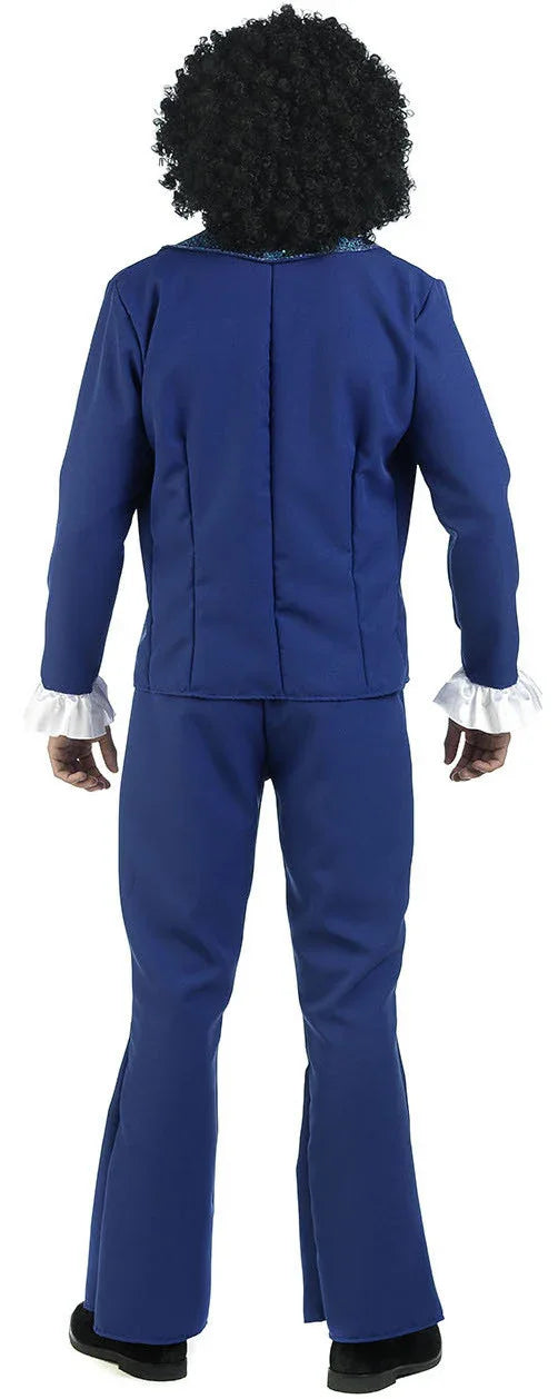 Disfraz Disco Azul Premium para Adulto Discotequeros Limit Sport
