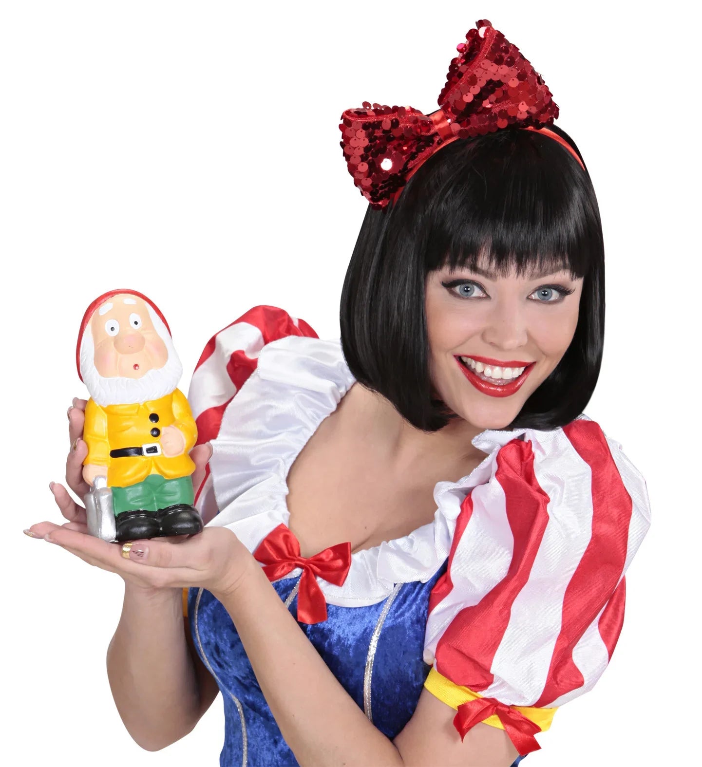 Diadema con Lazo Rojo de Lentejuelas Accesorios para la Cabeza Widmann