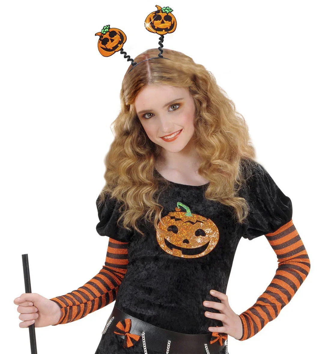 Diadema con Antenas de Calabazas Reflectantes Calabaza Widmann