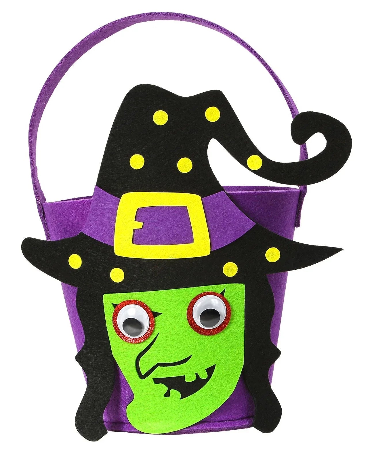 Cesta de Bruja de Halloween Infantil Complementos Halloween Widmann