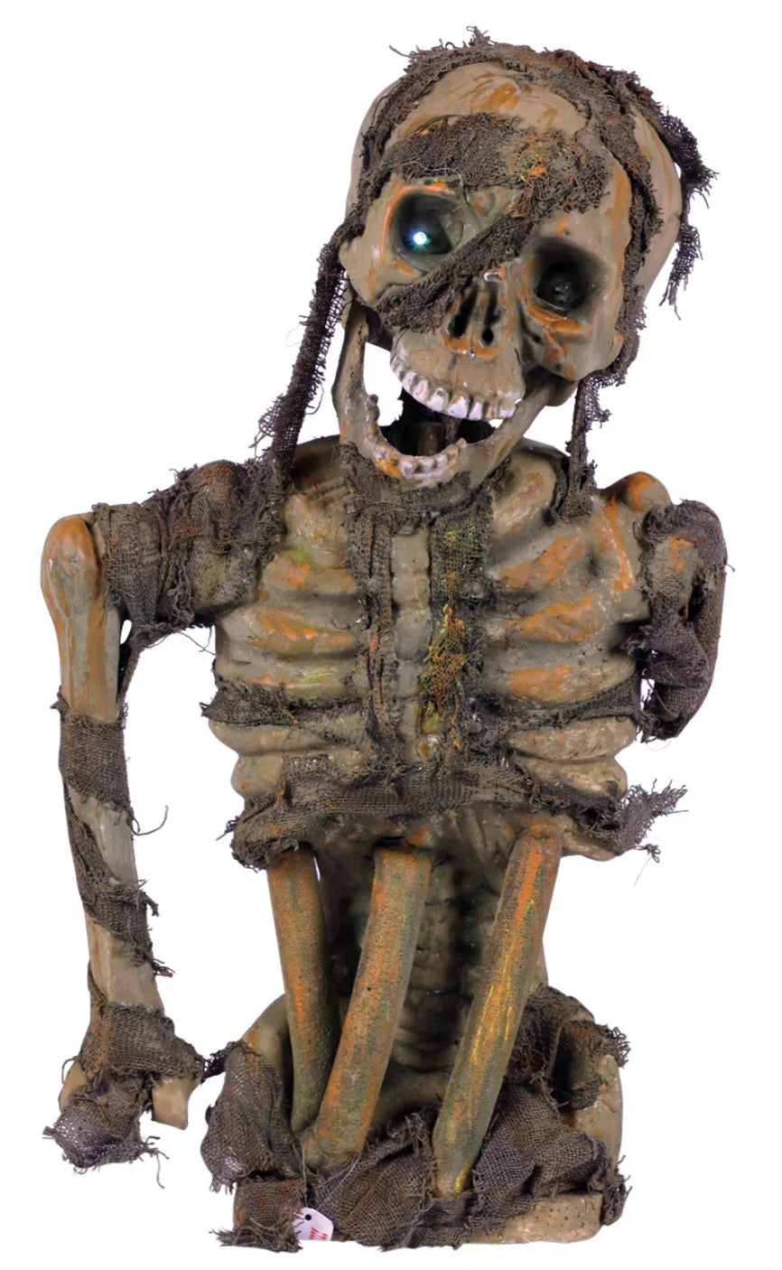 Esqueleto Podrido con Luz para Decoración Decoración Halloween EuroCarnavales