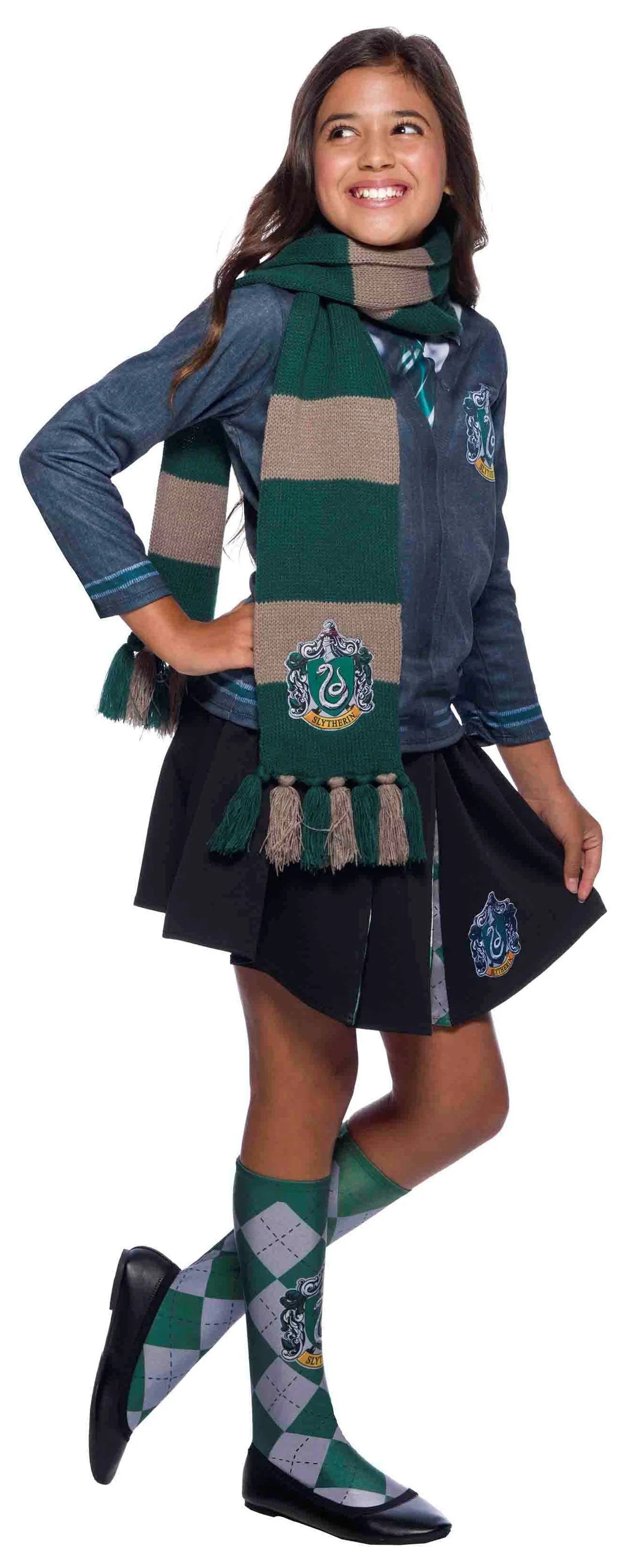Bufanda de Slytherin de Lana Harry Potter Rubies