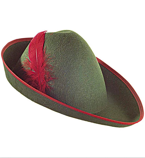 Sombrero verde con pluma Sombreros y Gorros Widmann