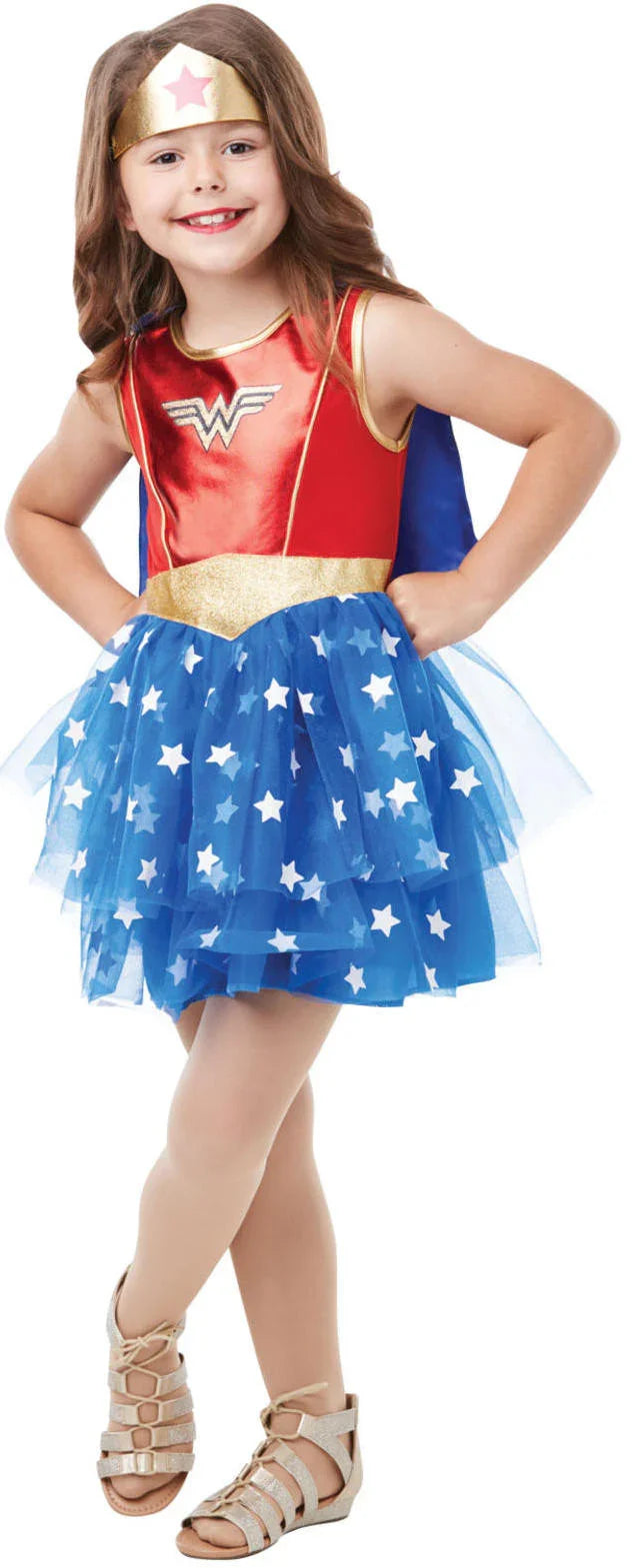 Disfraz de Wonder Woman con Tutú para Niña Wonder Woman Rubies
