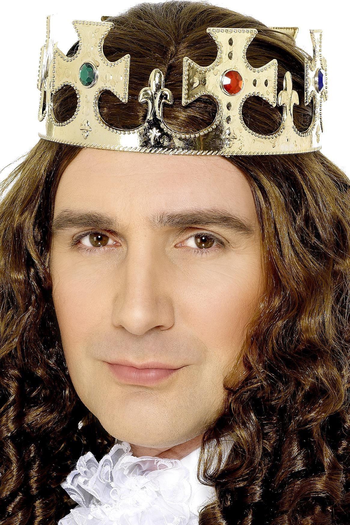 Corona Dorada de Rey con Pedrería Coronas y Tiaras Widmann