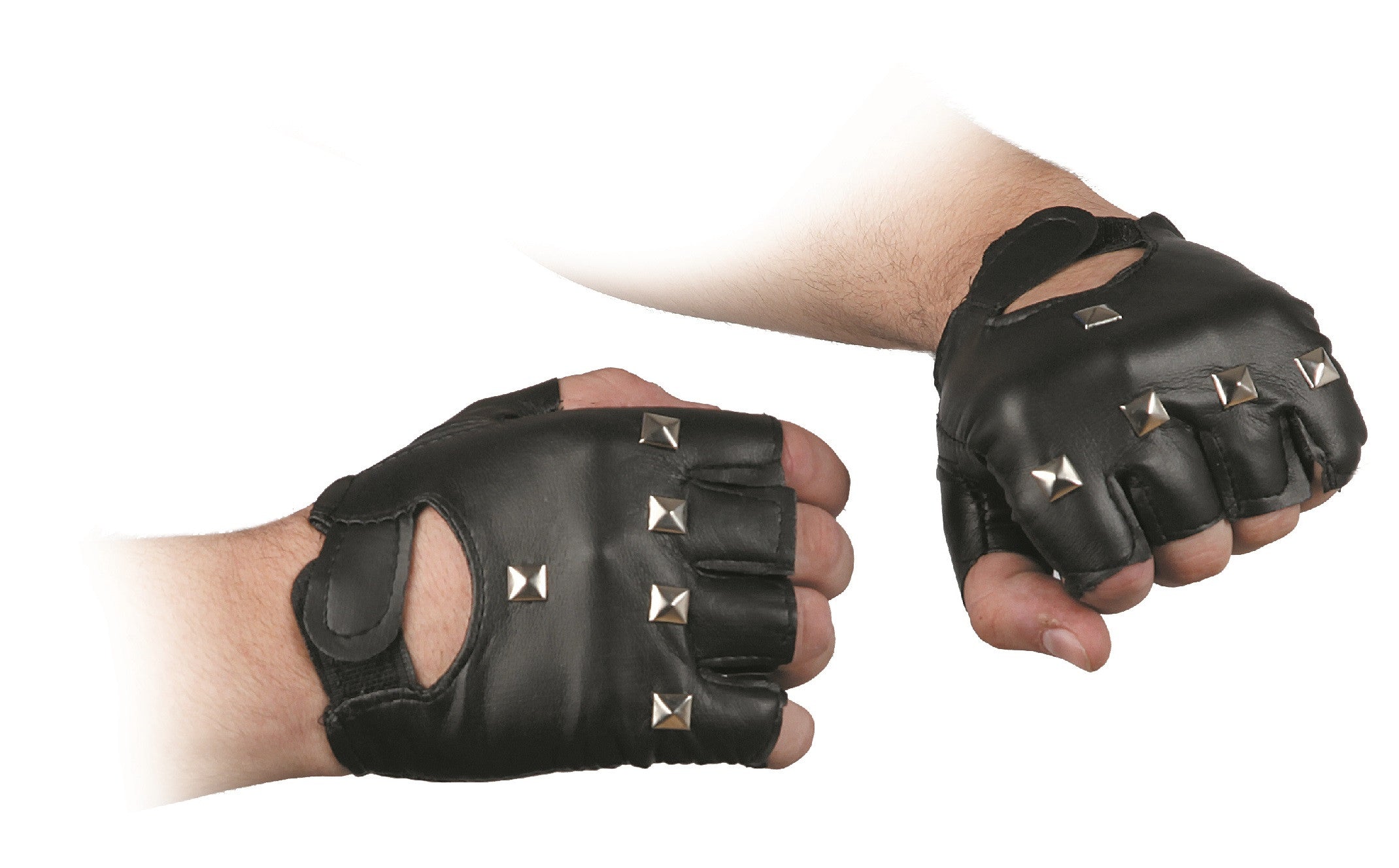 Guantes Punk Negros con Tachuelas Complementos Rockeros y Moteros Fycar Complementos