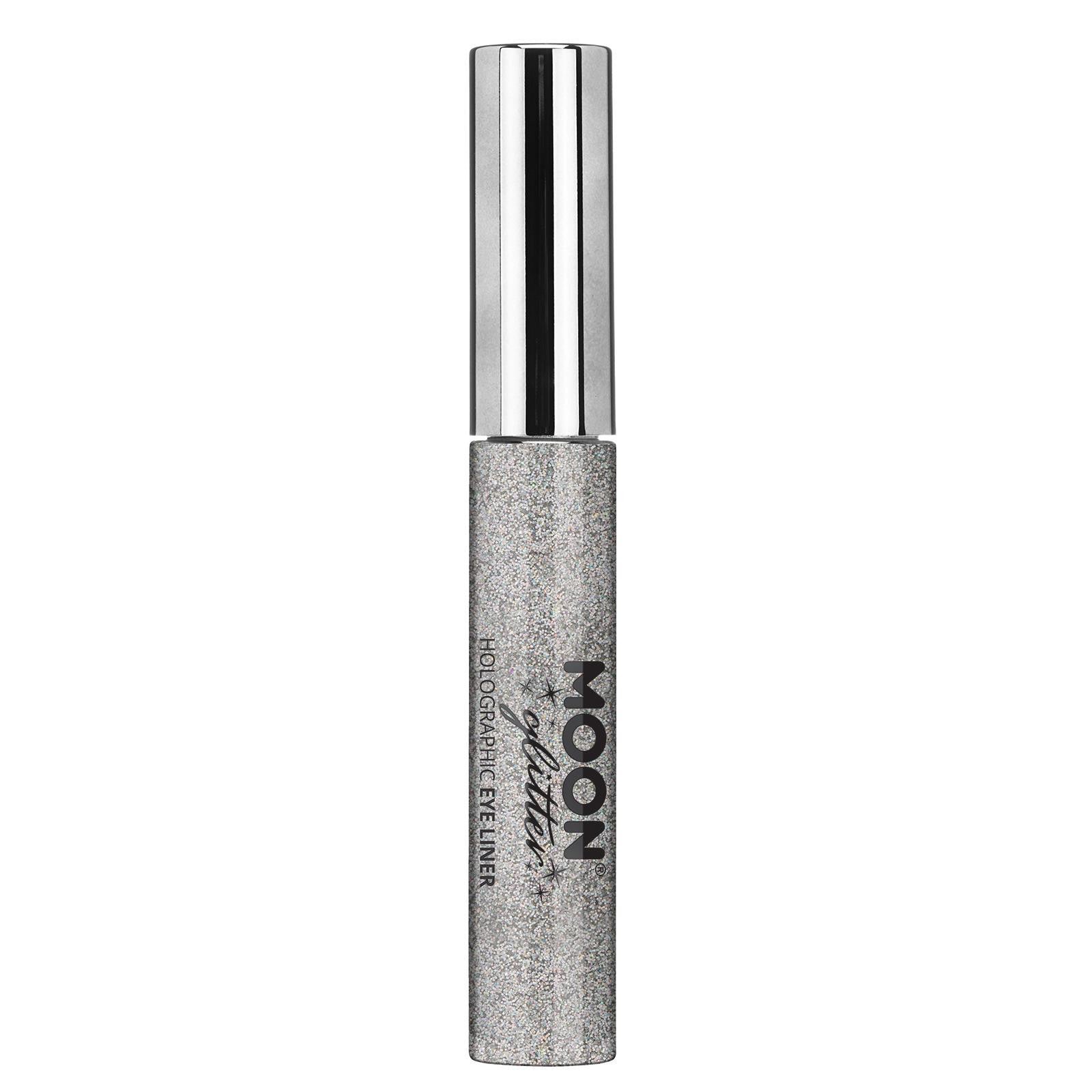 Eye Liner con Purpurina Holográfica en Colores Maquillaje y Pinturas Smiffys Plata