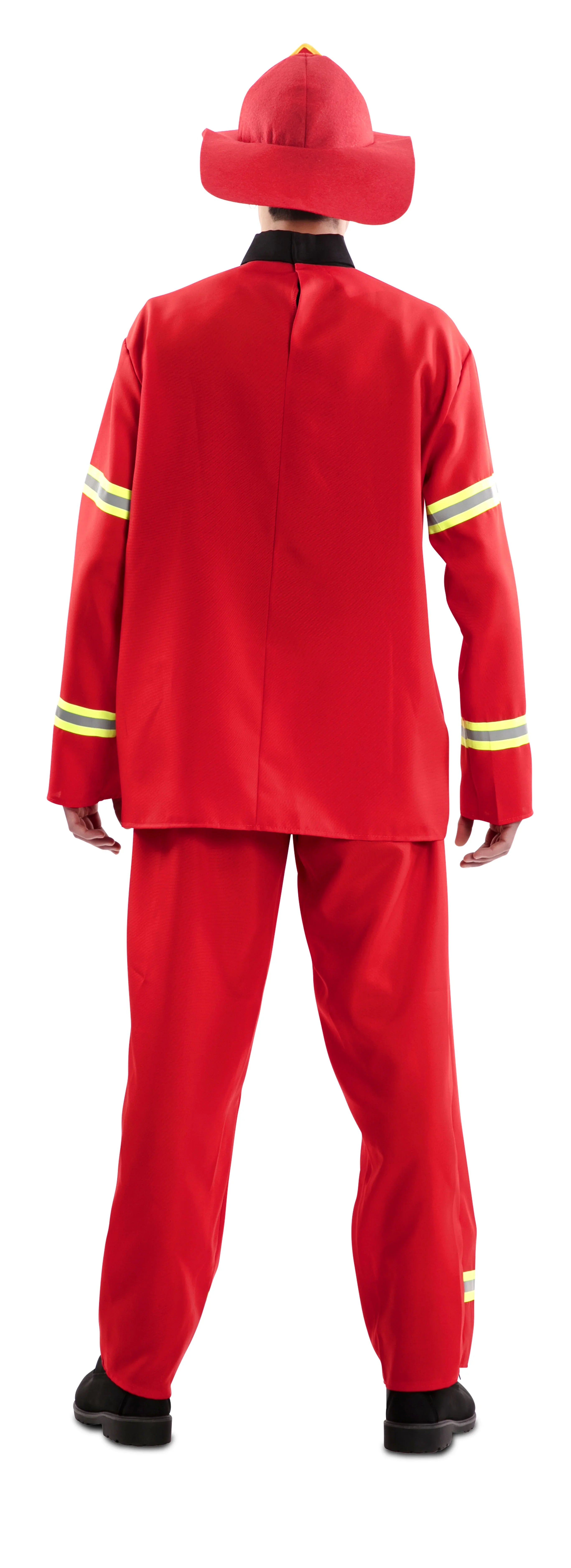 Disfraz de Bombero Rojo para Adulto Bombero EuroCarnavales