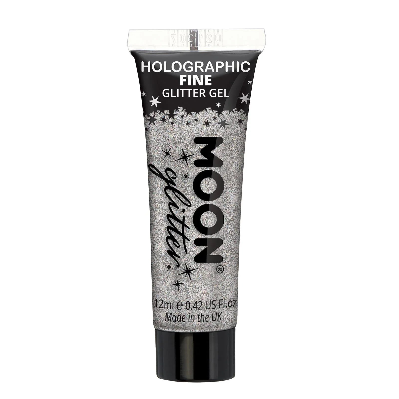 Gel de Purpurina Holográfica Fina en Colores Purpurina y Escarcha Smiffys