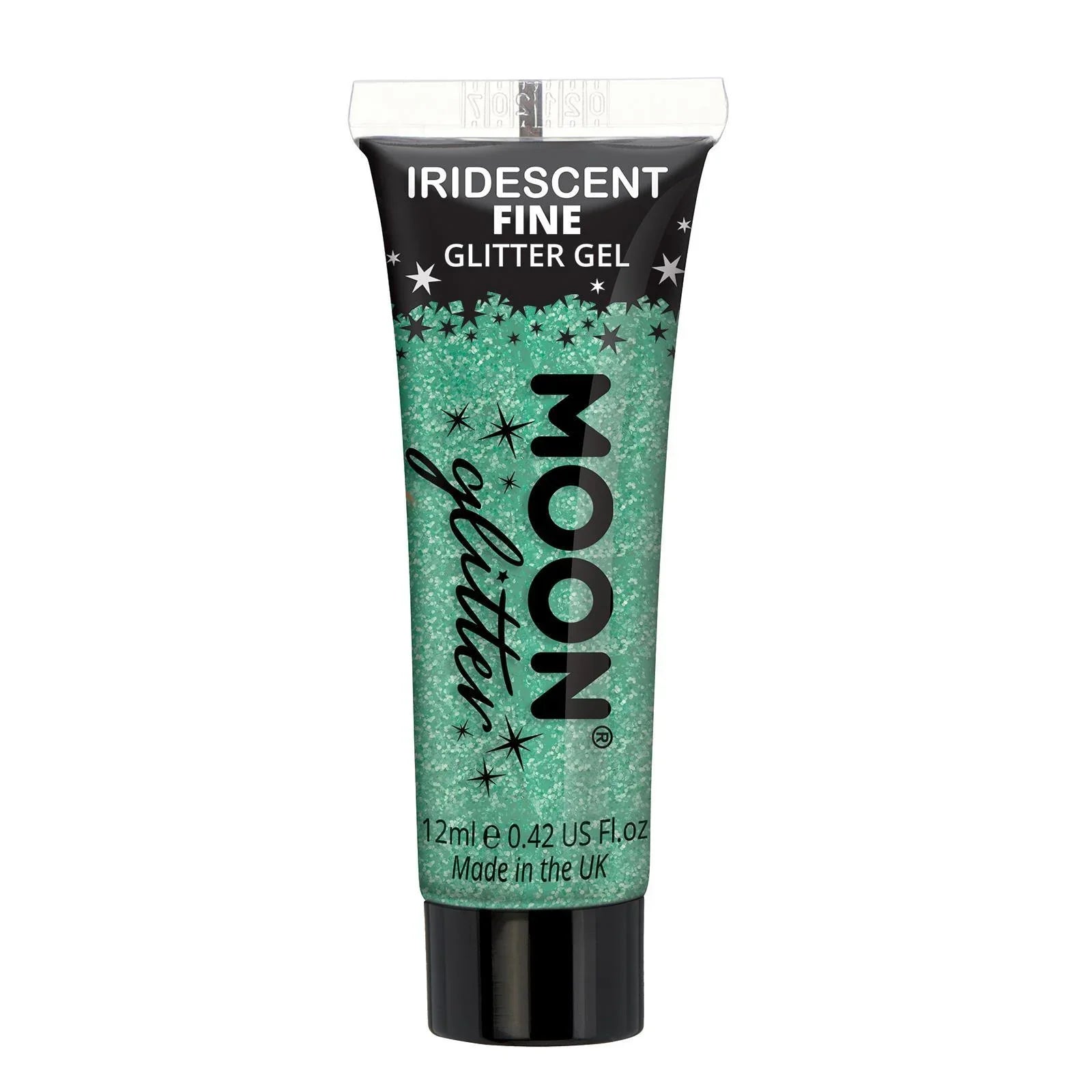 Gel de Purpurina Iridiscente Fina en Colores Purpurina y Escarcha Smiffys Verde