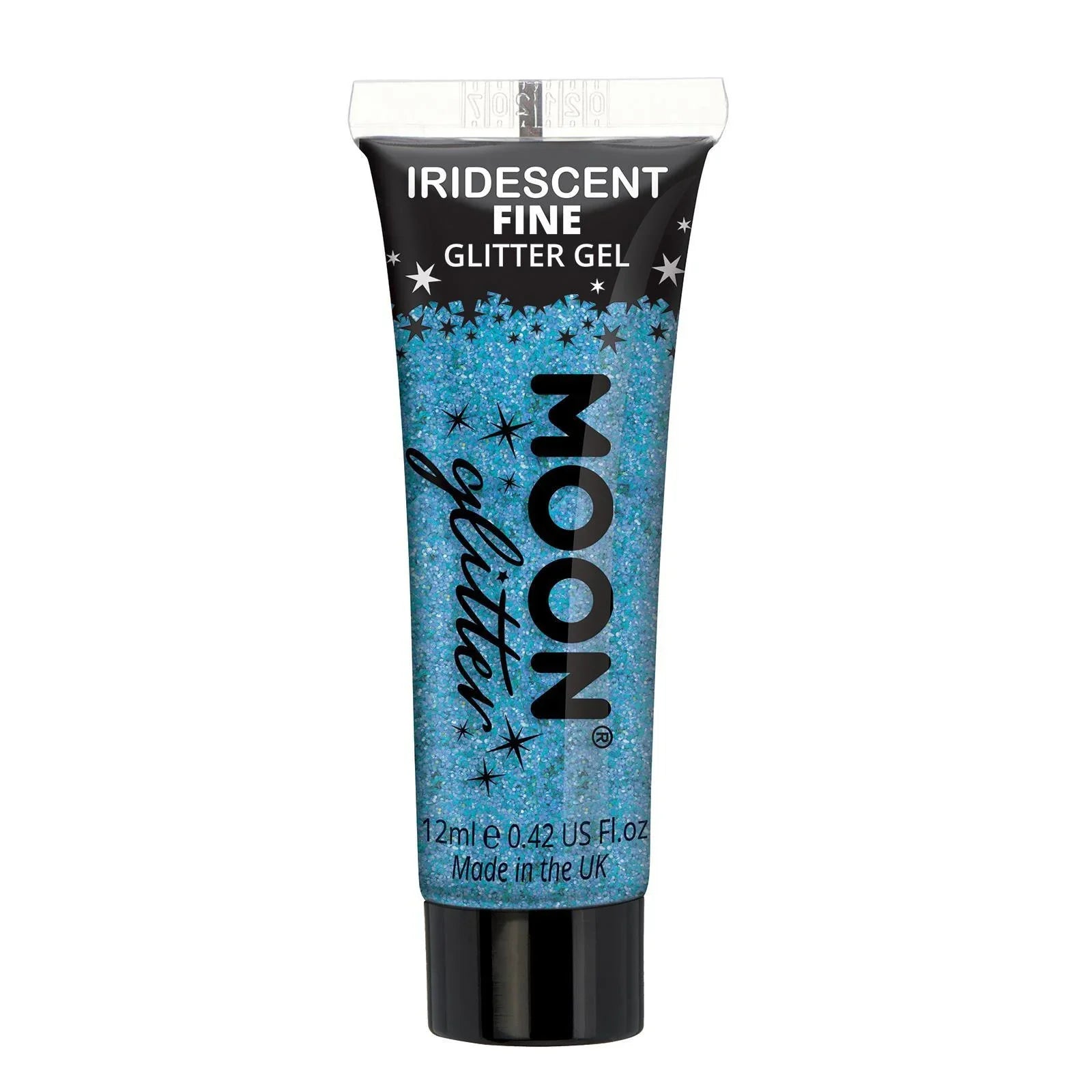 Gel de Purpurina Iridiscente Fina en Colores Purpurina y Escarcha Smiffys Azul