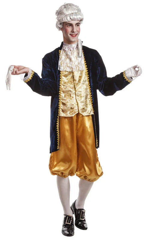 Disfraz de Noble de la Época Barroca para Hombre Venecianos y de Época El Rey del Carnaval