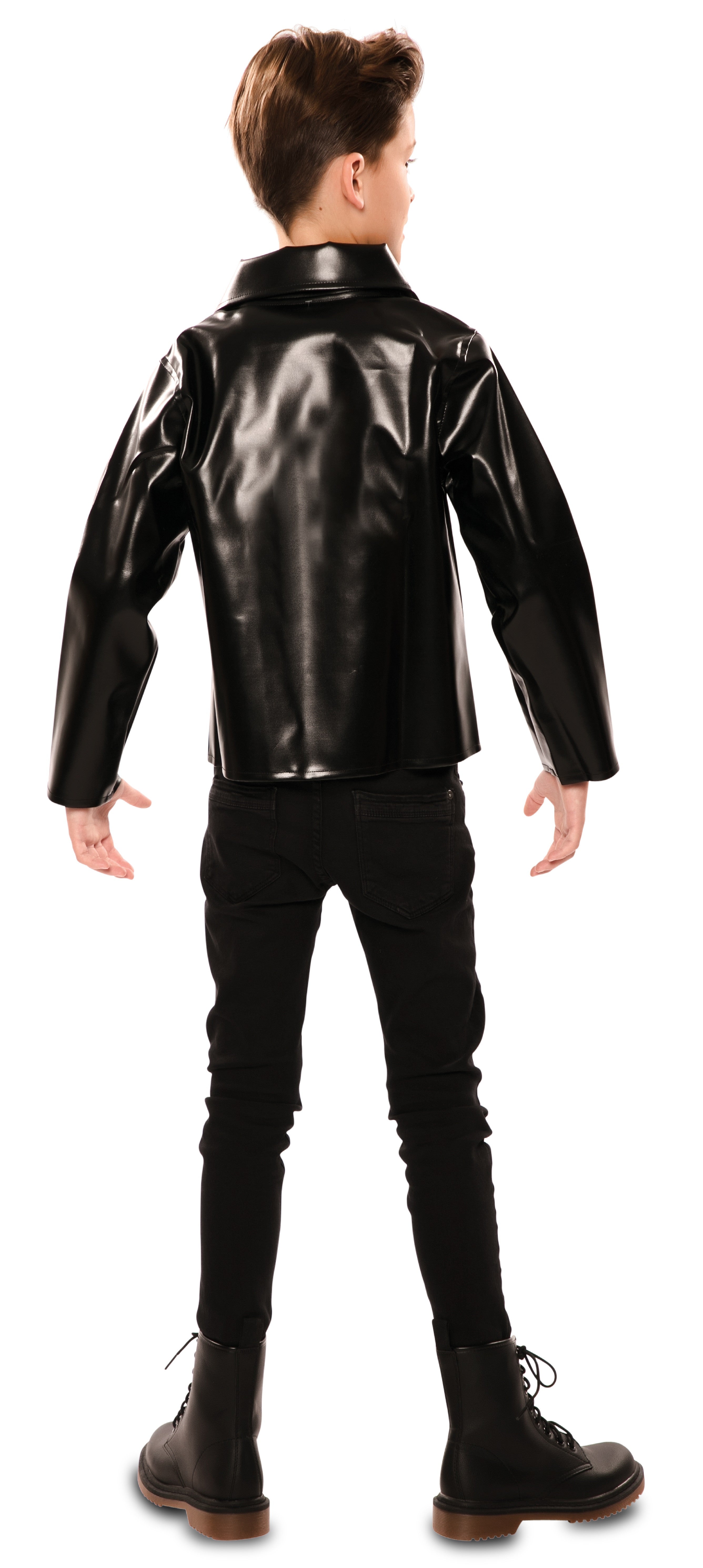 Chaqueta de Grease Infantil de Polipiel Negra Grease - Años 40 y 50 EuroCarnavales