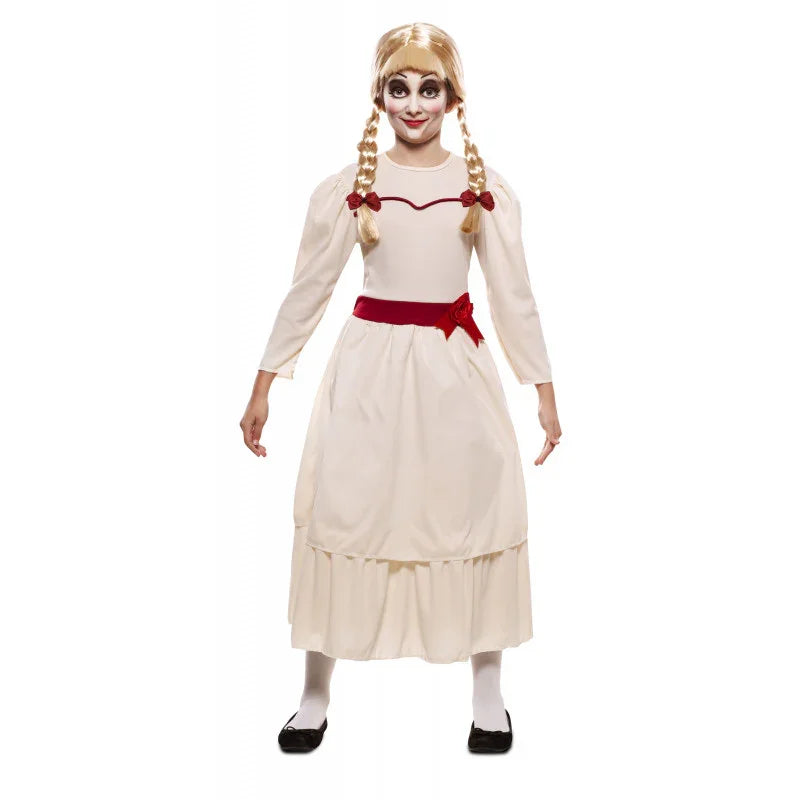 Disfraz de Annabelle Muñeca Poseída para Niña Halloween Infantiles EuroCarnavales
